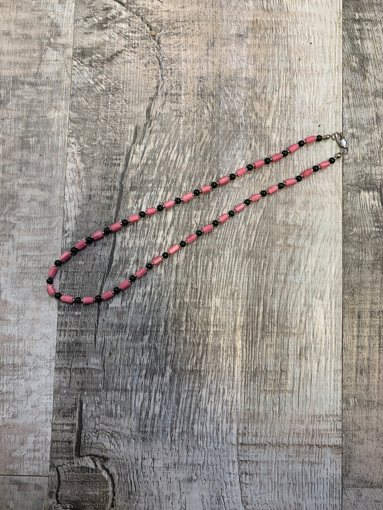 Black Jade and Rhodonite Jewelry