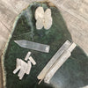Selenite crystals