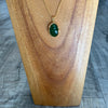 Oval gold necklace
