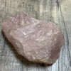 Raw rose quartz