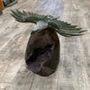 Jade Eagle on Amethyst Base