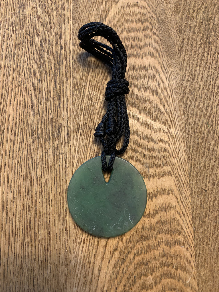 Jade Circle carved by Cameron Hewitt