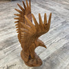 Hand carved wood eagle
