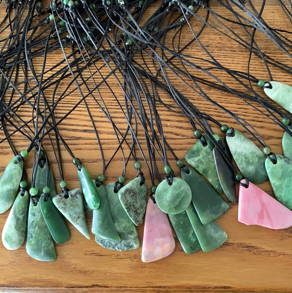 Jade assorted pendants by Cameron Hewitt