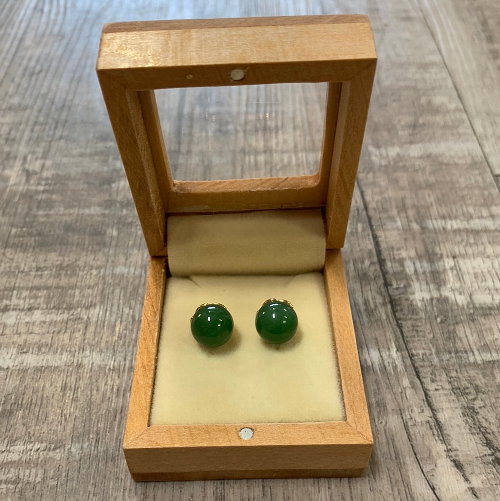 Jade Ball Stud