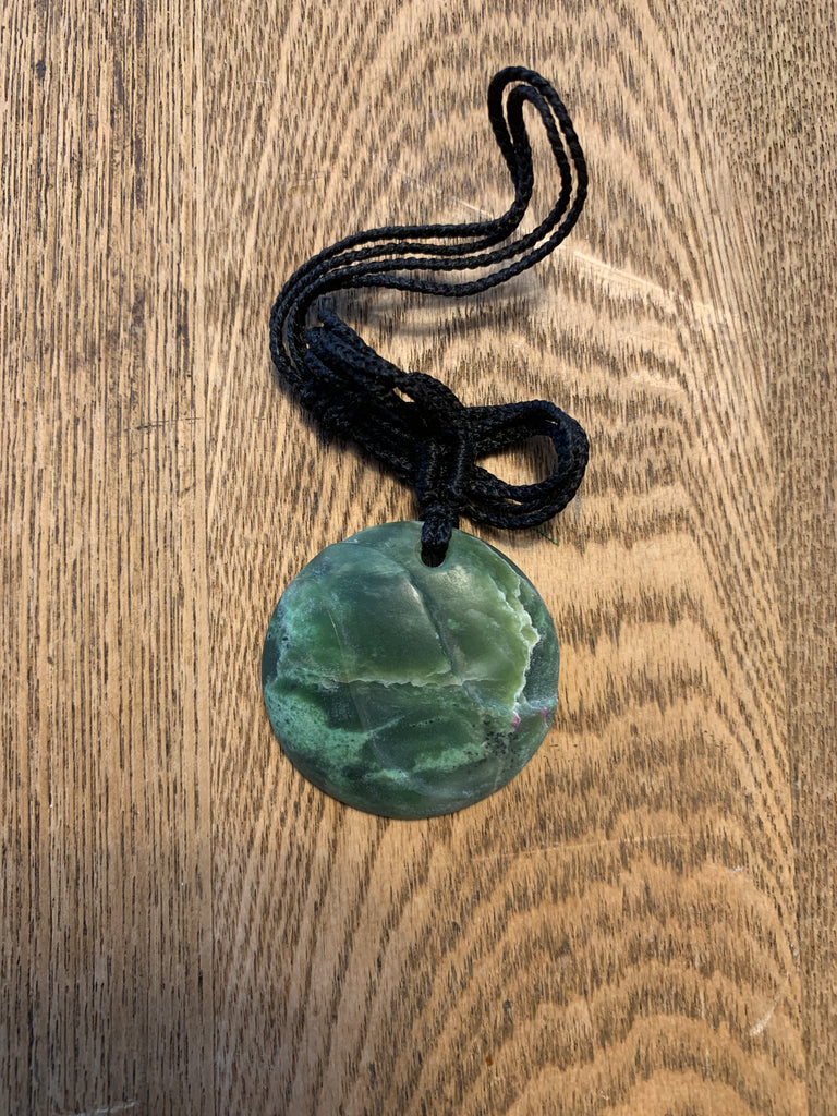 Jade Circle carved by Cameron Hewitt