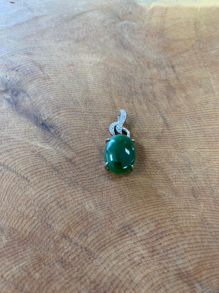 Jade Oval Pendant