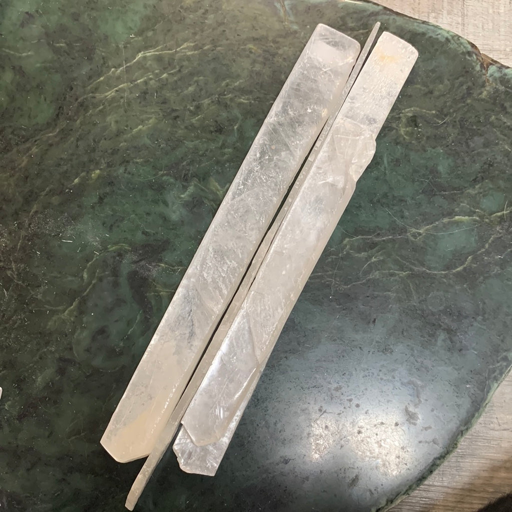 Selenite crystals