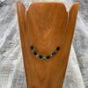 Black Jade and Facetted Obsidian Beads