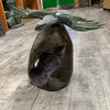 Jade Eagle on Amethyst Base