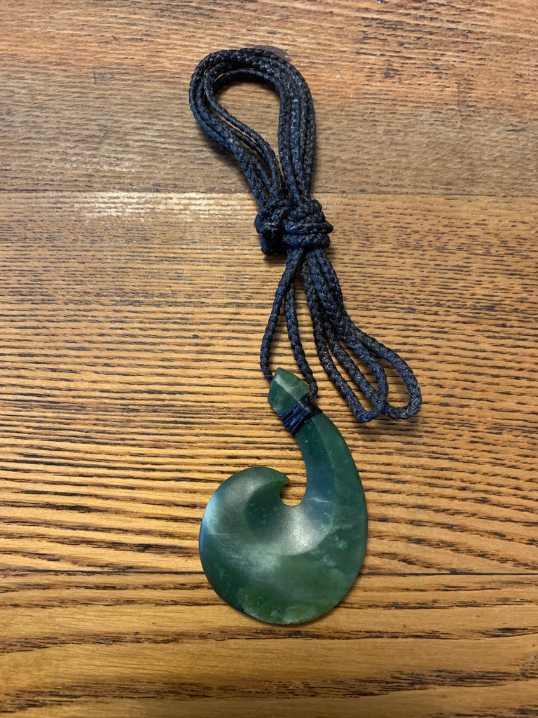 Jade Fish Hook by Cameron Hewitt