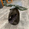 Jade Eagle on Amethyst Base
