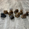 Agate bear carvings