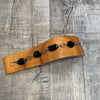 Black Jade Irregular Bracelet with stainless steel links