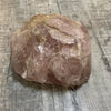 Raw rose quartz