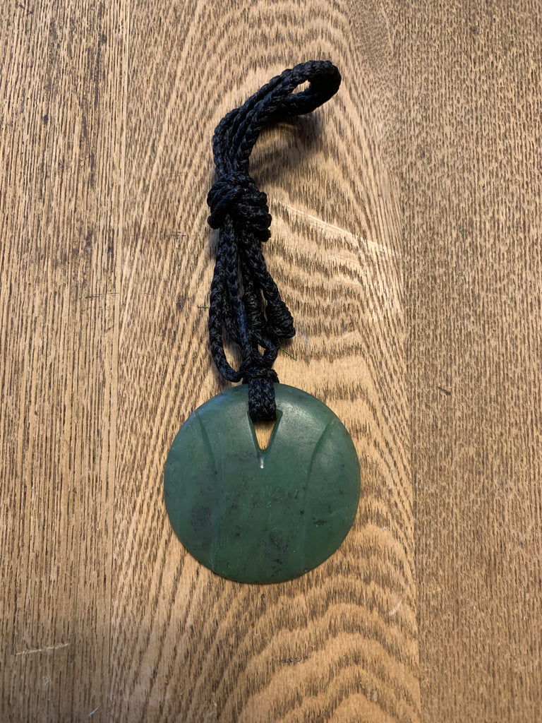 Jade Circle carved by Cameron Hewitt