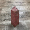 Rhodochrosite pyramids and obelisk