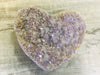 Glittering Amethyst Heart